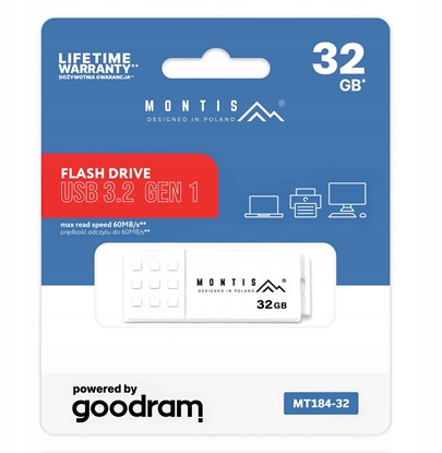 Attēls no Pami USB 3.2 32GB UME3 MT184-32 MONTIS by Goodram