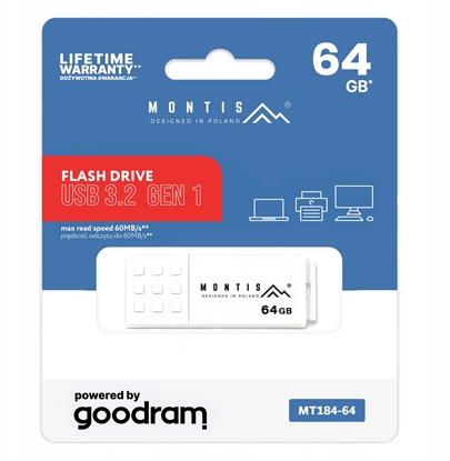 Attēls no Pami USB 3.2 64GB UME3 MT184-64 MONTIS by Goodram