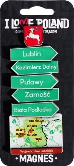 Picture of Pan Dragon Magnes I love Poland Lubelskie ILP-MAG-C-LUB-12