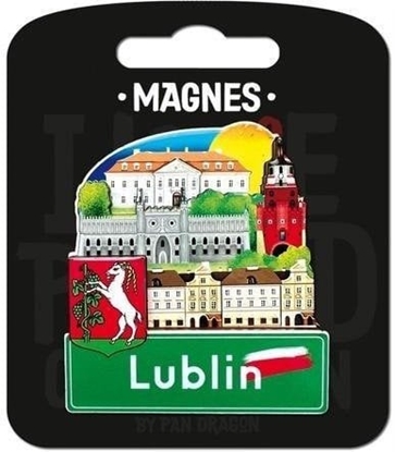 Attēls no Pan Dragon Magnes I love Poland Lublin ILP-MAG-C-LUB-25