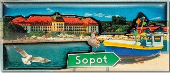 Picture of Pan Dragon Magnes I love Poland Sopot ILP-MAG-C-SOP-01