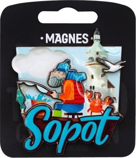 Изображение Pan Dragon Magnes I love Poland Sopot ILP-MAG-C-SOP-20