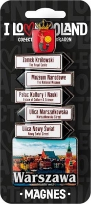Picture of Pan Dragon Magnes I love Poland Warszawa ILP-MAG-C-WAR-11