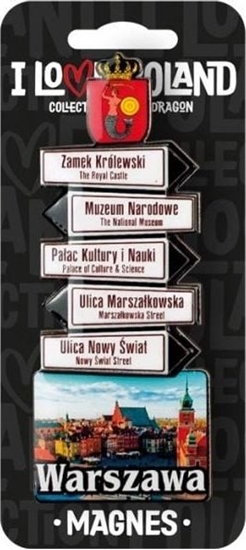 Picture of Pan Dragon Magnes I love Poland Warszawa ILP-MAG-C-WAR-11