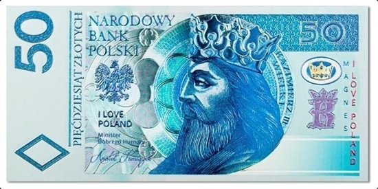 Picture of Pan Dragon Magnes Polska 50 zotych - i love poland C