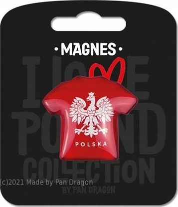 Attēls no Pan Dragon Magnes Polska koszulka z orem - i love poland B