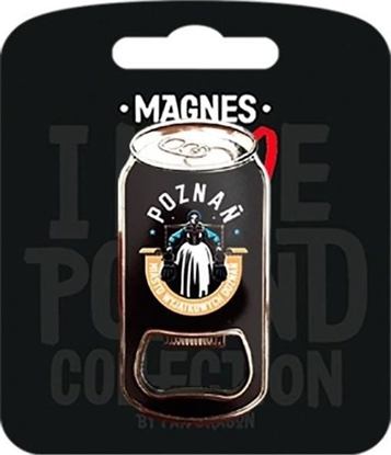 Attēls no Pan Dragon Magnes Pozna Bamberka otwieracz - i love poland C