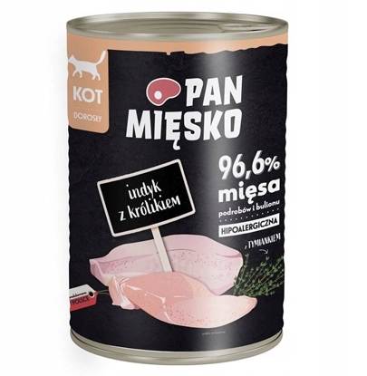 Picture of Pan Misko Indyk z królikiem 400g