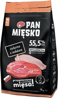 Picture of Pan Misko Karma sucha dla psa Cielcina z indykiem chrupki M 20kg