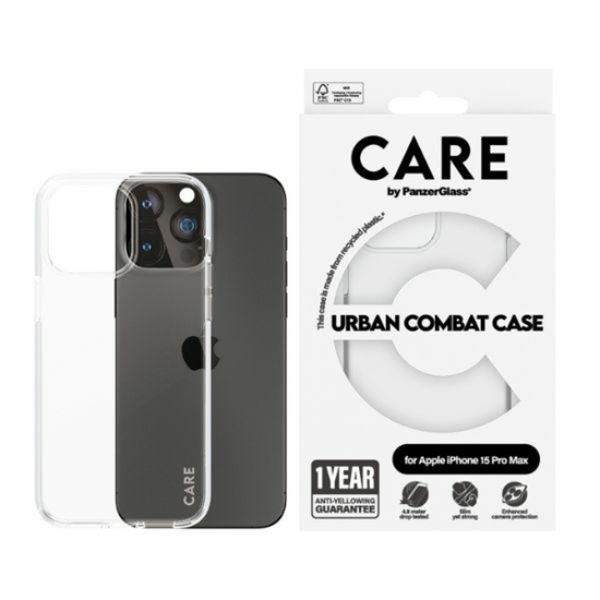 Picture of Panzer Glass CARE by PanzerGlass Urban Combat Case for iPhone 15 Pro Max - Clear