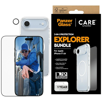 Picture of PanzerGlass CARE by PanzerGlass 3-in-1 Explorer Set iP 17 Air