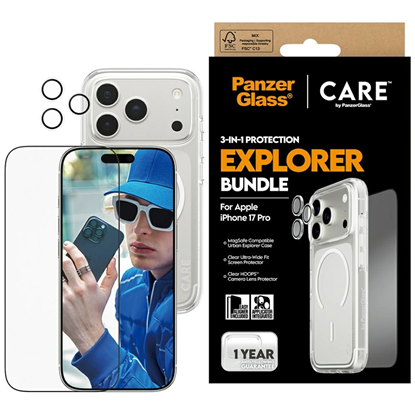 Picture of PanzerGlass CARE by PanzerGlass 3-in-1 Explorer Set iP 17 Pro