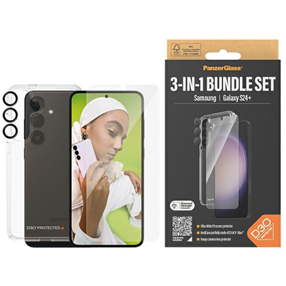 Изображение PanzerGlass Bundle Galaxy S24+ (Case+Glas+Lens)