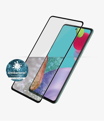 Picture of PanzerGlass | Samsung | Galaxy A52 | Black/Transparent | Antifingerprint screen protector