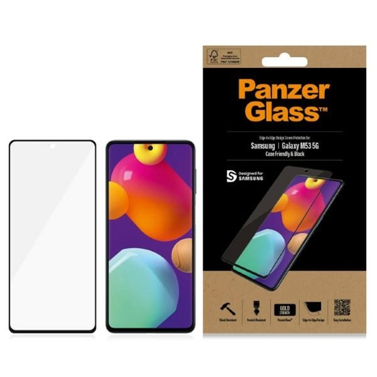 Picture of PanzerGlass Szko hartowane PanzerGlass E2E Regular Samsung M53 Case Friendly czarny