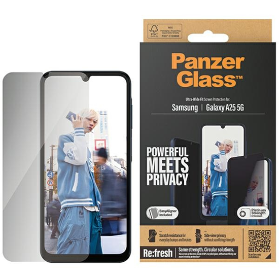 Изображение PanzerGlass PanzerGlass SP Galaxy A25 5G Privacy UWF m. Applikator