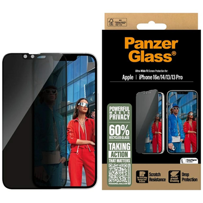 Picture of PanzerGlass Privacy Screen Pr iPhone 16e 14 13 13 Pro UWF