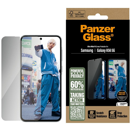 Picture of PanzerGlass Privacy Screen Protector Samsung Galaxy A56 5G