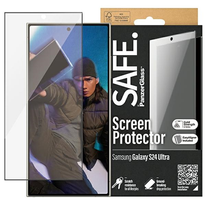 Изображение SAFE by PanzerGlass Screen Protector Samsung Galaxy S24 Ultra | Ultra-Wide Fit w EasyAligner | PanzerGlass