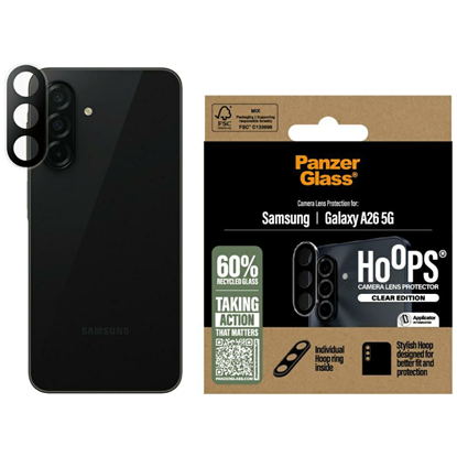 Picture of PanzerGlass Szko hartowane na obiektyw Hoops Lens Protector do Samsung Galaxy A26 5G przezroczysty