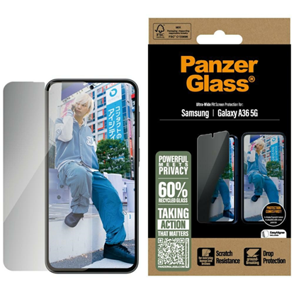 Изображение Szko prywatyzujce PanzerGlass           Ultra-Wide Fit do Samsung Galaxy A36 5G