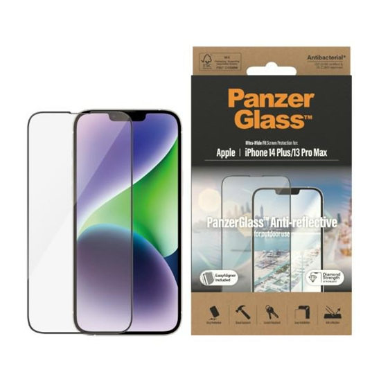 Picture of PanzerGlass Ultra-Wide Fit Anti-Reflective with ap