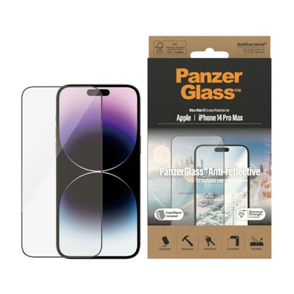 Attēls no PanzerGlass Ultra-Wide Fit Anti-Reflective with ap