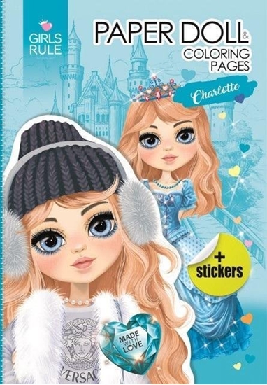 Picture of Papierowa lalka do wycinania Charlotte