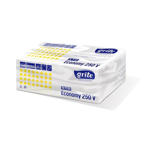Изображение Papīra dvieļi Grite Standart Economy Compact 250gab. 1-k.
