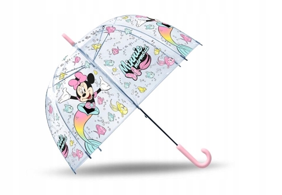 Picture of Parasolka przezroczysta, automatyczna, 19 cali, poliester Minnie