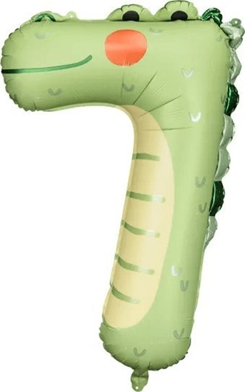 Picture of Party Deco Balon foliowy 7 Krokodyl 56x85cm
