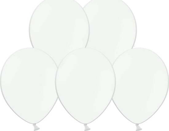 Изображение Party Deco Balony lateksowe pastelowe biae - due - 10 szt. uniwersalny