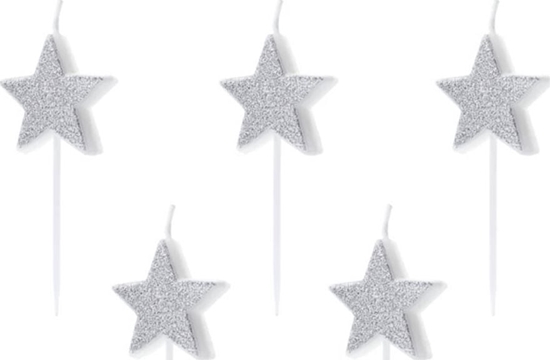Picture of Party Deco wieczki pikery Gwiazdki - 5 szt. uniwersalny