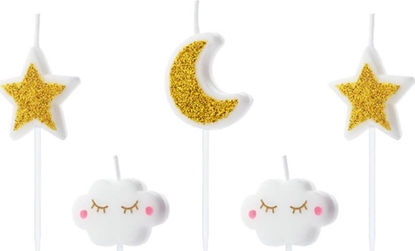 Picture of Party Deco wieczki pikery Little Star - 5 szt. uniwersalny