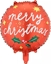 Attēls no PartyDeco Balon foliowy Merry Christmas 45cm MIX
