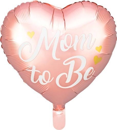 Picture of PartyDeco Balon foliowy Mom to Be, 35cm, róowy one size