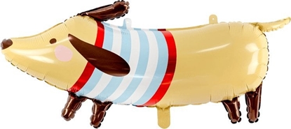 Picture of PartyDeco Balon foliowy na hel Jamnik piesek duy 90x40cm