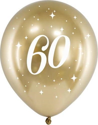 Attēls no PartyDeco Balony Glossy 30cm, 60, zoty one size