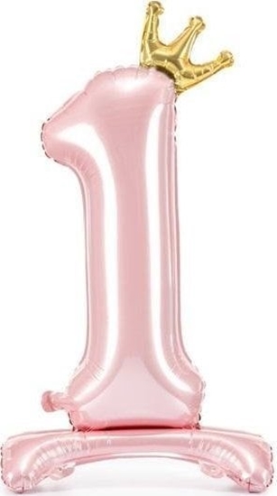 Picture of PartyDeco Stojcy balon foliowy 1 84cm jasny róowy