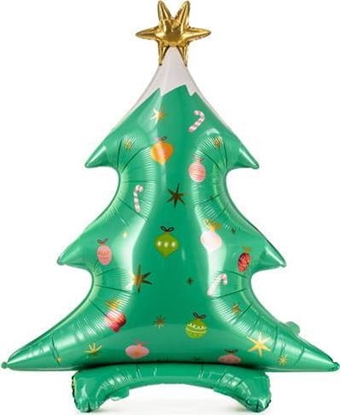 Attēls no PartyDeco Stojcy balon foliowy Choinka, 78x94cm, mix one size