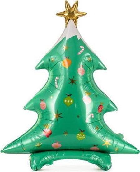 Picture of PartyDeco Stojcy balon foliowy Choinka, 78x94cm, mix one size