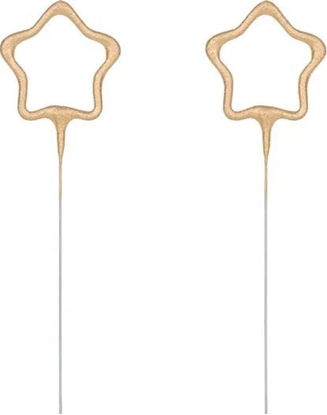 Picture of PartyDeco Zimne ognie gwiazdki zote 2szt