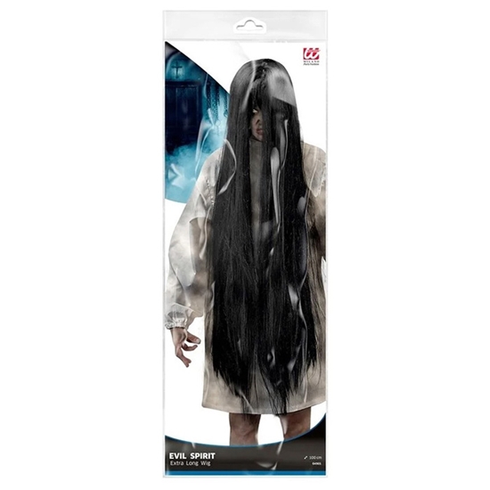 Изображение Parūka 100cm, melna, gari mati