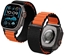 Attēls no Pasek Spigen WBF1 Band do Apple Watch 6/7/8/9/10/SE/Ultra 1/2 44/45/46/49mm Black/orange