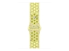 Picture of Pasek sportowy Nike w kolorze promiennym zielonożółtym do koperty 46 mm - rozmiar S/M