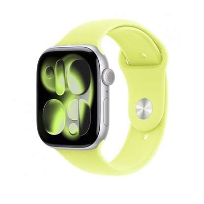 Изображение Pasek sportowy w kolorze neonowym żółtym do koperty 46 mm - rozmiar S/M