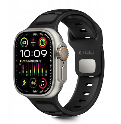 Attēls no Pasek Tech-Protect IconBand Line do Apple Watch 8 / 9 / 10 / 11 / SE / Ultra 44/45/46/49mm Black /black