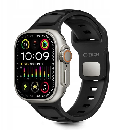 Picture of Pasek Tech-Protect IconBand Line do Apple Watch 8 / 9 / 10 / 11 / SE / Ultra 44/45/46/49mm Black /black