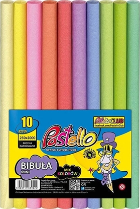 Picture of Pastello Bibua PASTELOWA MINI 25x200 cm mix 10 kolorów PAS-3382 Pastello