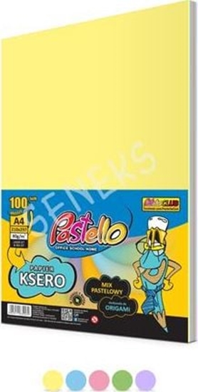 Изображение Pastello Papier ksero A4 80g mix kolorów 100 arkuszy